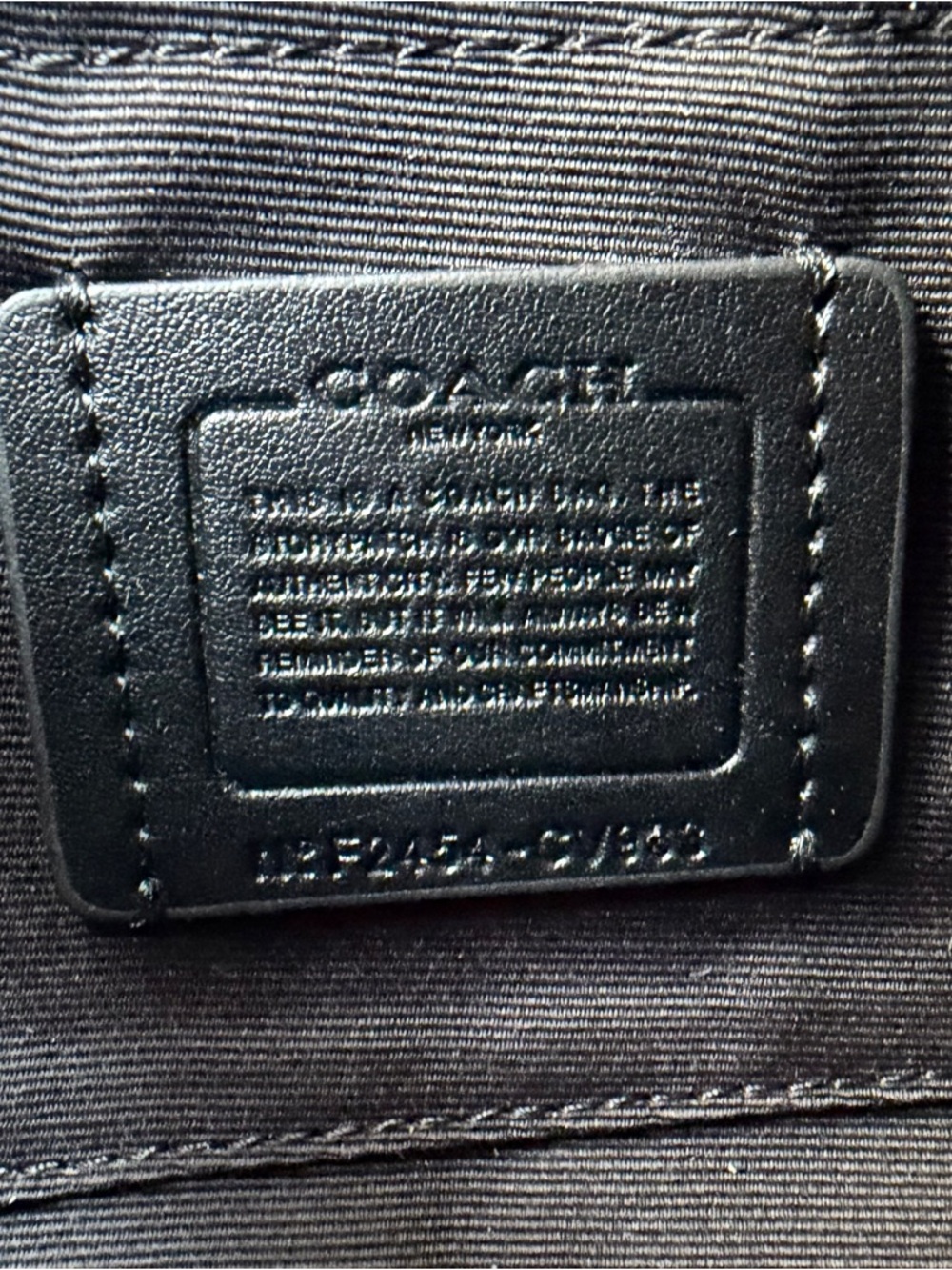 Coach Teri Shoulder Bag Walnut Black - Picture 8 of 8